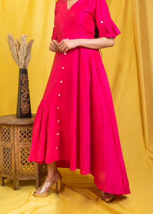 PINK LONG DRESS